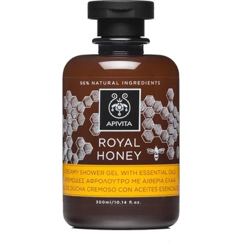 APIVITA Душ - гел с етерични масла и мед , Apivita Royal Honey with Essential Oils, 300 ml