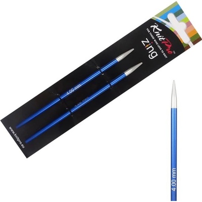 Vyměnitelné kruhové jehlice Knitpro Zing 4 mm