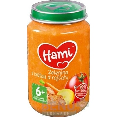 Hami Zelenina s morku a paradajkami 200 g