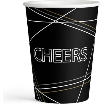 Image 1 of Amscan Чаши - Cheers черни 8 бр. 250 мл