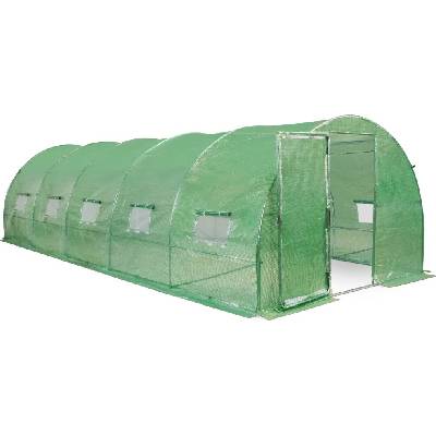 Garden Point 3x8x2m zelený s dveřmi GAP440