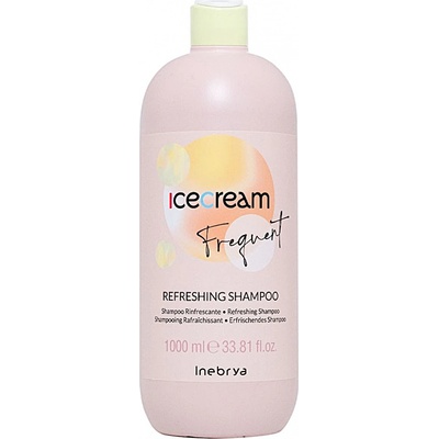 Inebrya Ice Cream Frequent Refreshing Shampoo s obasahom výťažku z mäty 1000 ml
