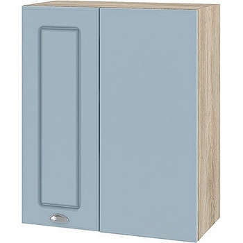 ИРИМ Горен ъглов кухненски шкаф Сити АРФ-Деним мат-06-17 60 см