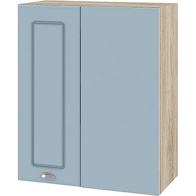 ИРИМ Горен ъглов кухненски шкаф Сити АРФ-Деним мат-06-17 60 см