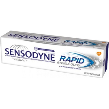 Sensodyne Rapid Whitening zubná pasta s fluoridom 75 ml