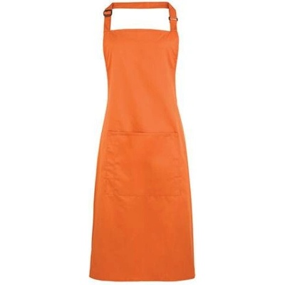 Premier Workwear Pracovní zástěra za krk s kapsou PR154 Terracotta Pantone 159 72x86cm