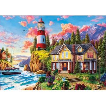Educa - Puzzle Lighthouse near the ocean - 3 000 piese