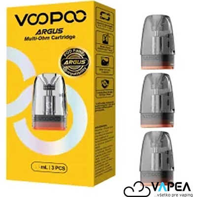 VooPoo Argus Multi-Ohm cartridge 2ml 3pack