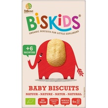 Belkorn BISkids BIO dětské celozrnné sušenky Natural 120 g