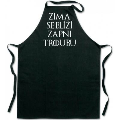 Povidlo.cz Zástěra Zima se blíží Černá