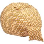 PUFRELAX Комплект Барбарон и декоративна възглавница 600л. King Size, Zippity Orange, Перящ се калъф, Пълнеж с микс от мемори пяна и дунапрен, Гама Premium (PUF-M-KP-PT-ZIO) - topmarket