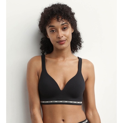 DIM ICONS PADDED SEAMLESS BRA černá