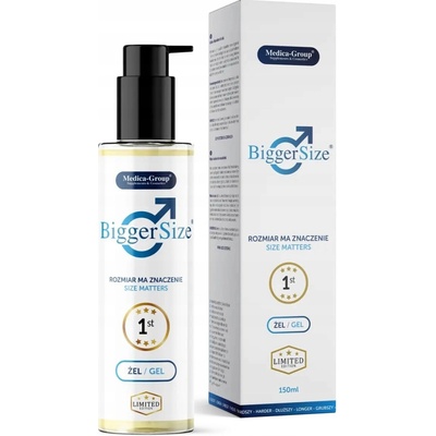 Medica-Group BiggerSize Gel pro zvětšení penisu 150 ml