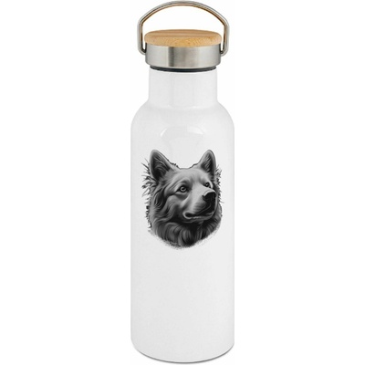 123TRIKO termoska Samojed černý 500 ml