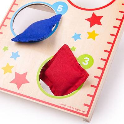 Bigjigs Toys - Забавна игра - Хвърли торбичките