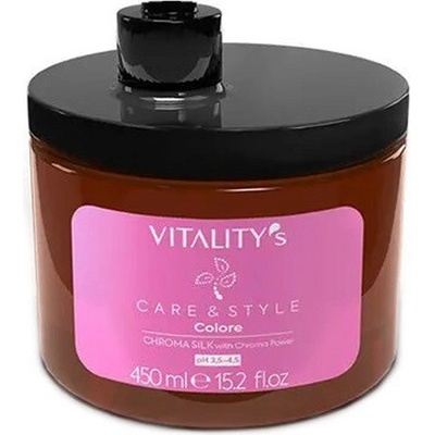 Vitality´s Care And Style Colore Chroma Silk 450 ml - gelová maska pro barvené vlasy