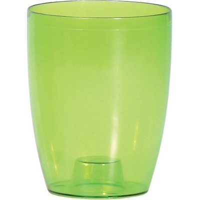Prosperplast Květináč na orchidej Coubi 13 cm zelený transparentní
