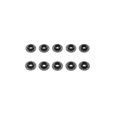 SpotOnRC Ozdobná podložka široká M4 Černá 10 ks