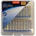 Maxell Алкални батерии MAXELL LR03 AAA 10x10 бр / 100 бр. в PVC кутия (ML-BA-LR03-100PK-PVC) - xtreme