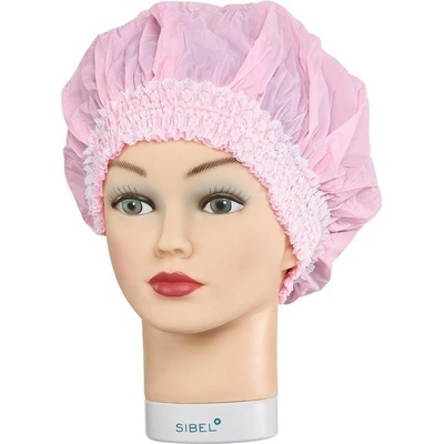 Sibel elastická čepice do koupele růžová