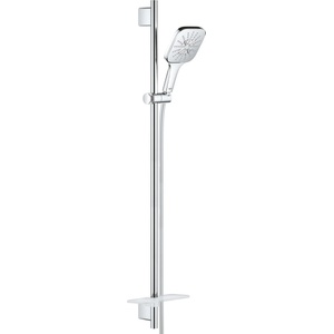 GROHE Rainshower SmartActive Cube - Комплект душ-глава 130, 3 струи, штанга 90 см и маркуч, хром 26586000 (26586000)