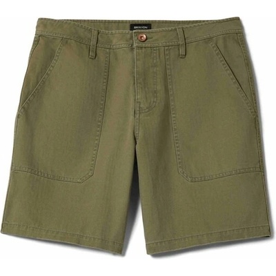 Brixton Surplus Vw Herringbone Short Washed Olive Green