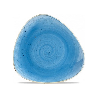 Churchill 1795 Stonecast Cornflower Blue 24,5 cm Talíř trojúhelníkový