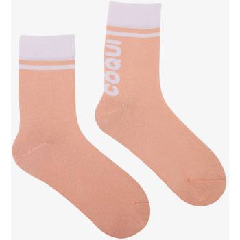 Coqui Basic Bavlněné ponožky broskvová
