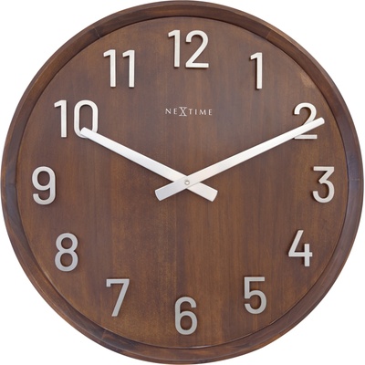 NeXtime Стенен часовник Precious кафяв (3284BR)