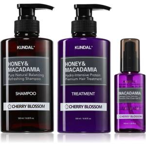 KUNDAL Honey & Macadamia Cherry Blossom комплект за суха и увредена коса