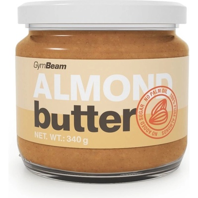 GymBeam Mandlové maslo jemné mandle 340 g