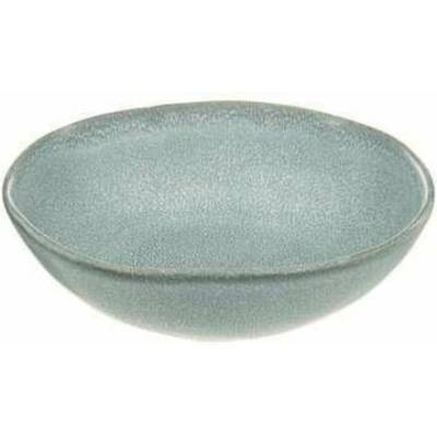 Spring Hluboký talíř 19 cm šedý moderní kamenina na polévku do kuchyně myčka 5five