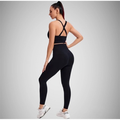 Legínovo Push-up čierny set Evelyn