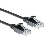 ACT cat6 u-utp пач кабел 5 м, черен (dc9905)