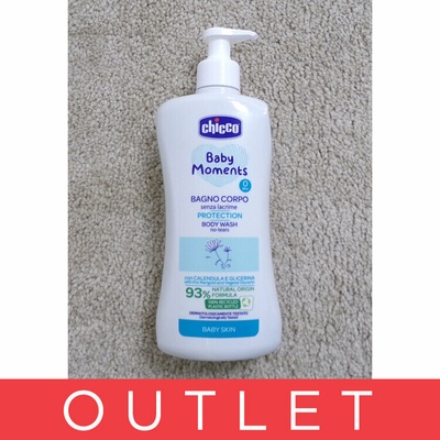 CHICCO Šampón na telo s dávkovačom Baby Moments Protection 93 % prírodných zložiek 500 ml