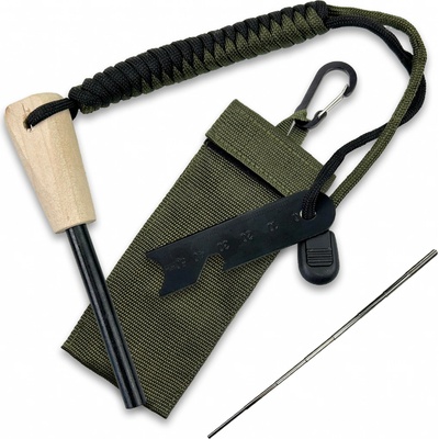 CHZ Mini bushcraft sada FIRESTARTER GREEN