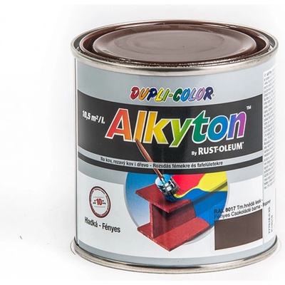Alkyton Hladký polomat 0,25 l čokoládová hnědá