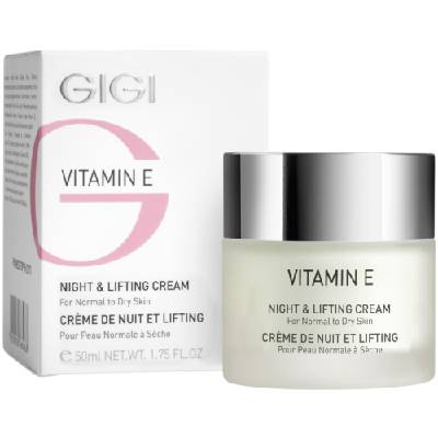 GIGI Vitamin E Нощен лифтинг крем за нормална до суха кожа, 50 ml