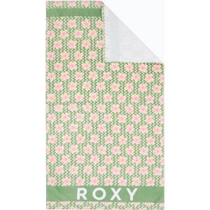 Roxy Студена вода Печатана плажна кърпа босилек парти вълни yw