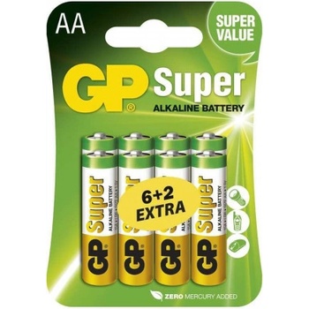 GP Super Alkaline AA 8ks 1013218000