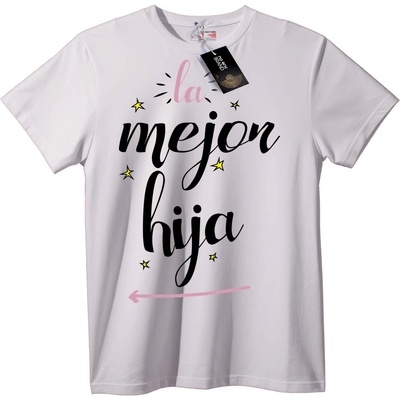NOONEBRAND Тениска Най-добрата дъщеря - 6XL, White