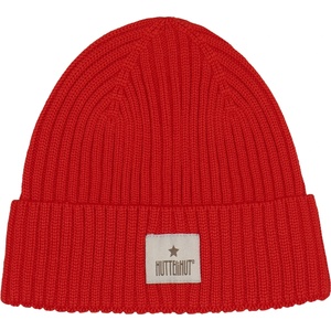 Huttelihut Детска зимна шапка (beanie) Huttelihut Kid's Hat Wool Knit Color Solid Beanie - Poppy Red - размер 55 cm (904-6682-0515)