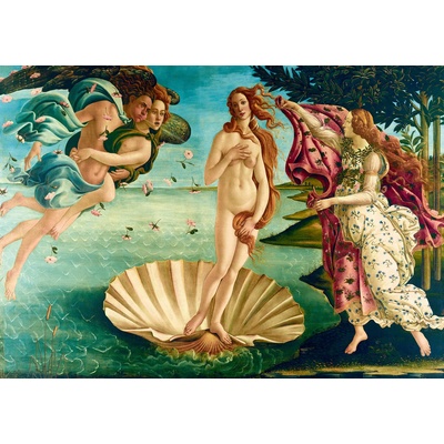 Bluebird Puzzle - Puzzle Botticelli: The birth of Venus, 1485 - 2 000 piese