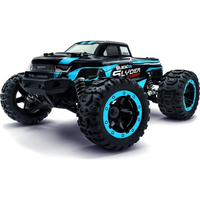 BlackZon Slyder MT Turbo 4WD Brushless Monster Truck RTR modrý 1:16
