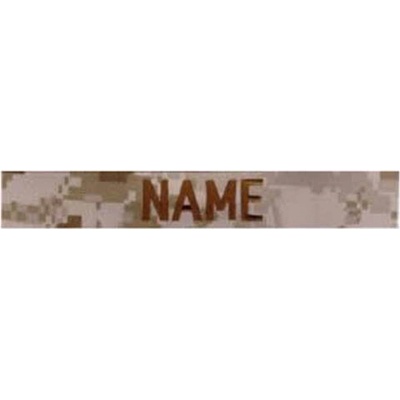 MILITARY RANGE Nášivka menovka 3x "NAME" MARPAT DESERT