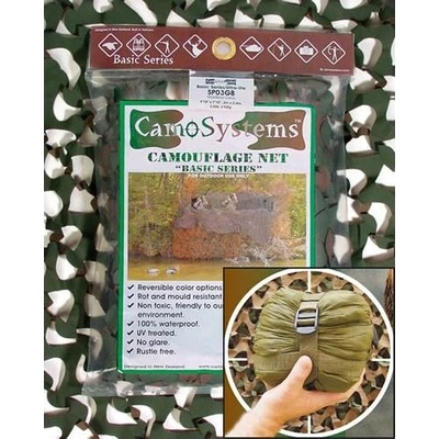 Camo Systems Síť maskovací BASIC LIGHT WOODLAND 2,4x3m