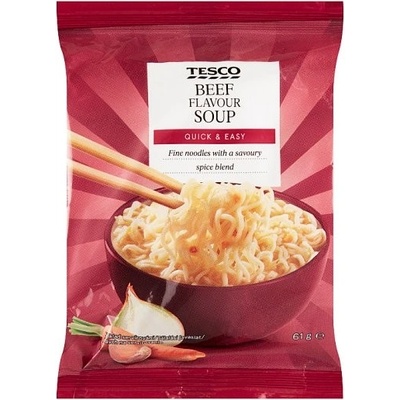 Tesco Instantná rezancová polievka s hovädzou príchuťou 61 g