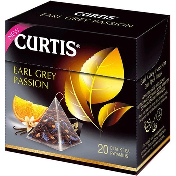 Curtis černý čaj Earl Grey Passion pyramidové sáčky 20 x 1.7 g