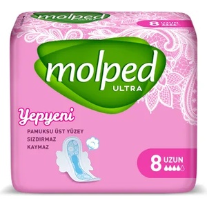  MOLPED дамски превръзки, Long, 8 броя