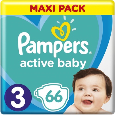 Pampers Active Baby 3 66 ks